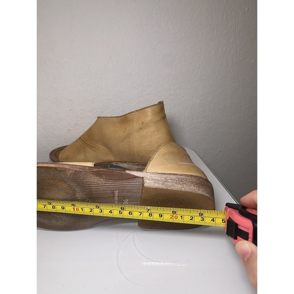 Free People Mont Blanc Sandals Womens Size 36 US 5.5 Tan Open Toe/Side Comfort - Picture 15 of 16